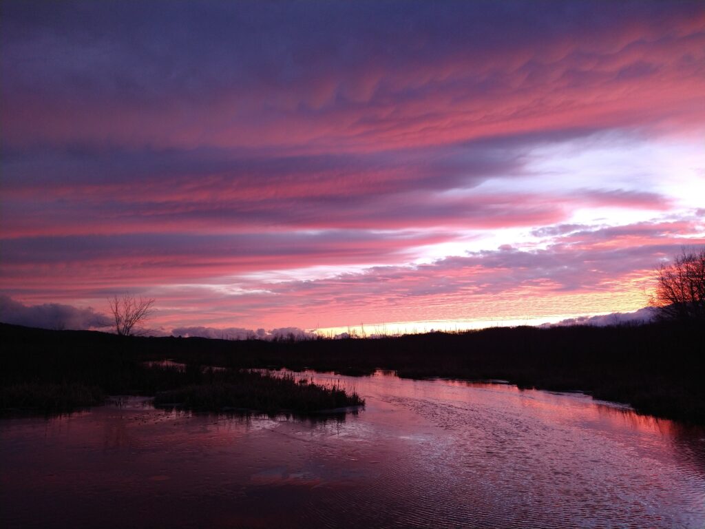 Pink Sunset over the Swartekill